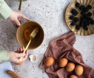 Thai food being prepared